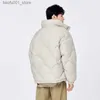 Men's Down Parkas Semir Down Jacket Men 2022 Winter New Couple Three-Proof Warm And Comfortable Trend Simple Style Bread Jacket Q231103