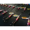 Baits Lures Fjord 30 PCSlot Spinning Lure Lepel Fishing Set Kit Spinner zoetwater zoutwaterapparatuur visaccessoires kunstmatig aas 230331