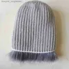 Bérets en vraie fourrure de renard, chapeau c, chapeaux chauds d'hiver pour femmes, béret cadeau, couleur originale, bonnet pour femmes, L231103