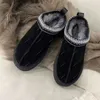 UG national vent bottes de neige femme tube court Baotou pantoufles fourrure une chaussures en coton à semelles épaisses paresseux un pied à l'extérieur chaussures_0526