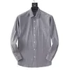 Heren Dress Casual Shirts Luxe Slank Zijden T-shirt Lange mouw Casual zakelijke kleding plaid merk 5 kleuren M-3XL