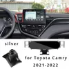 Autohouder Auto Telefoonhouder voor Toyota Camry XV70 2021 2022 2018 2019 2019 Auto -styling Bracket GPS Stand Rotatable ondersteuning Mobiele accessoires Q231104