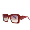 Luxury Designer Fashion Sunglasses 20% Off metal net red ins same style personality big box fashion men pr93ws