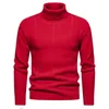 Maglioni da uomo Maglione invernale con cappuccio da uomo dolcevita caldo pullover slim fit da uomo maglieria classica