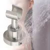 Autres robinets Douches Accs K1KA Support de pomme de douche à main en acier inoxydable mural 360 degrés réglable support de pulvérisation de douche de salle de bain brossé 231102