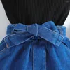 Zestawy odzieży 2 zestawu 2023 Letni strój malucha dziewczyny ubrania moda czarny rękawowy bawełniany topy dżinsowe spódnica dla niemowląt luksus BC601