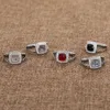 Rings Dy Twisted Black Womens Wedding Ring koper verlovingsband met rode inleg hoge kwaliteit comfort fit ringen