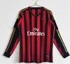 06 07 Retro shirts VOETBALJERSEYS 07 08 09 10 Gullit 13 14 Maldini Van Basten voetbal KAKA Inzaghi 95 96 88 89 90 PIRLO SHEVCHENKO BAGGIO Ac MIlans kindertrui met lange mouwen