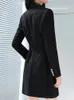 Женские костюмы с длинным рукавом, модные однотонные однобортные повседневные блейзеры для офиса и работы, Harajuku, элегантная базовая верхняя одежда