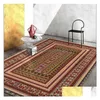 Carpets Europeanstyle Persian Living Room Carpet Bohemian El Lounge Rug Bedroom Bedside Nonslip Rugs Entry Door Mat Customiza Dhry9