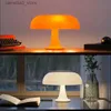 مصابيح المكتب الحديثة مصابيح الفطر LED مصباح طاولة الحد الأدنى للفندق غرفة نوم بجانب سرير غرفة المعيشة تزيين إضاءة إيطاليا Q231103