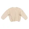 Pullover Baby Sweaters Autumn Winter Kids Boys Girls Long Sleeve Pure Color Knit Sweater Baby Kids Boys Girls Pullover Sweaters Clothes 231102