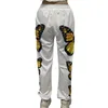 Женские штаны Capris Xingqing Женщины Sweat Pant Prant Print Print Harajuku Брюки эластичная талия высокая гарема женская уличная уличная одежда SweatWant