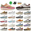 Patta Waves 1 أحذية النساء أحذية الرجال 86 OG Golf Big Bubble Ryder Cup Familia 87 Aura Urawa Pink Green Safari Jogging Walking Runners Sneakers