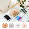 Pencil Bags 1pc Cute Cartoon Plush Case Cosmetic Bag Earphone Data Cable Storage Kawaii Stationery School Office Supplies