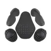 Motorcycle Armor 4/5Pcs Removable Riding Shoulder Elbow Back Protector Pad Set Built-in Racing Guard Accessories