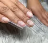 500pcsset XXL C Curve Half Cover False Nails Acrylic Extra Long Straight Square Tips Salon Nail4866606