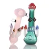 Mushroom Smoking Pipe Heady Hookah Pyrex Spoon Glass Pipes Tobacco Dry Herb Full Color