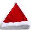 Kerstdecoraties Dameshoed Caps Santa Claus Xmas katoen cap cadeau vrouwen mutsen hoeden