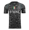 Neapol Sportswear Napoli Maradona Soccer Jerseys Halloween Burlon Special Red Maglietta da Calciatore Osimhen Insignee Neapol Maglia Mertens Men Football