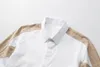 Mäns casual skjortor högkvalitativa lyxiga smycken tom polo t -skjorta med bomullsfoder för män / paneler