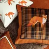 Kussen fluwelen decoratieve worp case cover pack cases voor bank bedauto 45 cm oranje