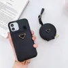 Fashion P Designer Card Slot Phone Cases for iPhone 15 14 13 12 11 Pro Max Hi Quality Purse 18 17 16 15pro 14pro 13pro X XS with Universal AirPods Case 1 2 3 Pro with Logo Box