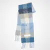 Scarves Winter 2023 Ac Scarf Rainbow Plaid Medium Length Cashmere Tassels Casual Shawl Neck Wrap Simplel1z4