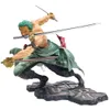 Figurines d'action figurine d'anime Roronoa Zoro Statue d'anime PVC figurine d'action Collection modèle jouets cadeau 10cm 230331