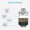 Kitchen Faucets 1x Home Bathroom Water Purifier Output Universal Shower Filter Activated Carbon Household Purification