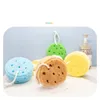 Baby Bath Sponge Round Body Clean Soft Shower Foaming Sponge for Children Baby Solid Color