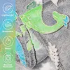 Blankets Luminous Unicorn Dinosaur Throw Blanket for Girls Boys Plush Flannel Christmas Tree Glow in the Dark Super Soft 231102