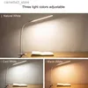 Lámparas de escritorio LED 360 Abrazadera plegable Lámpara de escritorio Protección para los ojos Lámpara de mesa recargable Clip en luz para lectura de cama Trabajo y computadoras Q231104