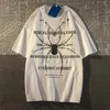 男性S Tシャツ夏のネックレスクールレターTシャツ男性女性愛好家の服のために半袖女性230403