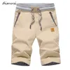 Men's Shorts DIMUSI Summer Cargo Shorts Mens Casual Elastic Waist Cotton Beach Shorts Male Fashion Breathable Shorts homme Clothing 4XL YA869 230403