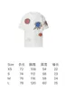 5A Дизайнерские мужские футболки Повседневная рубашка Новый Zhangzai Face Pattern Вышивка Футболка Верхняя одежда Хлопок