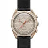 AAAメンズとレディースウォッチOME COブランドBioceramic Planet Moon多機能Quarz Mission Mercury 42mm Nylon Strap Luxury Watch Limited Edition