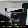 Suporte para carro Suporte para telefone de carro para Toyota Camry XV70 2021 2022 2018 2019 Suporte de estilo de carro Suporte GPS Suporte giratório Acessórios móveis Q231104