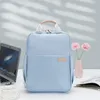 Schultaschen, wasserdichter Nylon-Laptop-Rucksack, einfarbiger Damen-Rucksack, ultraleichter Laptop, einfache Schultasche, geeignet für Schülerinnen, Mochilas 230403