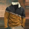 Men's Hoodies Vintage Loose Pullovers Shirts Male AutumWinter Long Sleeve Hoodie Tops Streetwear Fashion Stitch Zip Sweatshirt Men Clothing