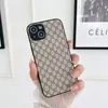 Top Designer Phone Case för iPhone 15 14 Pro Max 13 11 12 Mini XS 8 7 Plus Fashion Brand Läder Original Monogram Luxurys Classic Case