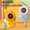 2 pièces Mini talkies-walkies Interphone Radio pour enfants jouet téléphone 3Km Transmission émetteur-récepteur jouets interactifs pour filles enfants cadeau