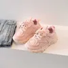 Atletisk utomhus cuzullaa barn mesh andningsbara sneakers för flickor vår höstskor baby pojkar mjuka botten casual skor barn sport sneakers w0329