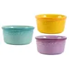 Bowls 3 Pcs Ceramic Baking Bowl Cake Pans Ramekins Pudding Cup Oven Safe Ceramics Small