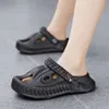 Sommar nya barns tofflor stora barn bär både inomhus och utomhus perforerade skor non slip thick sole baby sandaler
