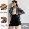 Saias Estilo Preppy Estilo High Solid Pleed Pleated Miniirt Mulheres Summer Spring Moda coreana Cute ANIA BRANCA ANA