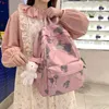 Borse da scuola DCIMOR Moda grana scura Zaino da donna Borsa da viaggio portatile fresca da donna Kawaii Ragazza Laptop Student Bookbag Zaino College