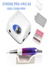 Nail Drill Accessories Strong 210 Pro XIII 65W 35000 Maskinskärare Manicure Electric Milling Polish File6612754