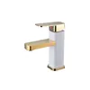 Bathroom Sink Faucets RETHME Golden Faucet Basin Fauced Deck Mounted Cold Water Mixer Taps Gold Lavatory Tap