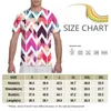 Heren t-shirts komen tropisch palmgebladerte aan op gestreepte zigzag t-shirt mannen t-shirt Harajuku-stijl shirt zomertoppen